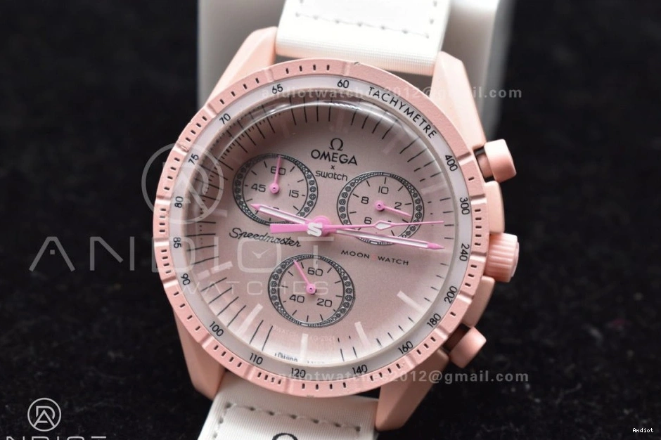 x Mission Strap Nylon to Venus Quartz Moonwatch Swatch Omega on Bioceramic 0403